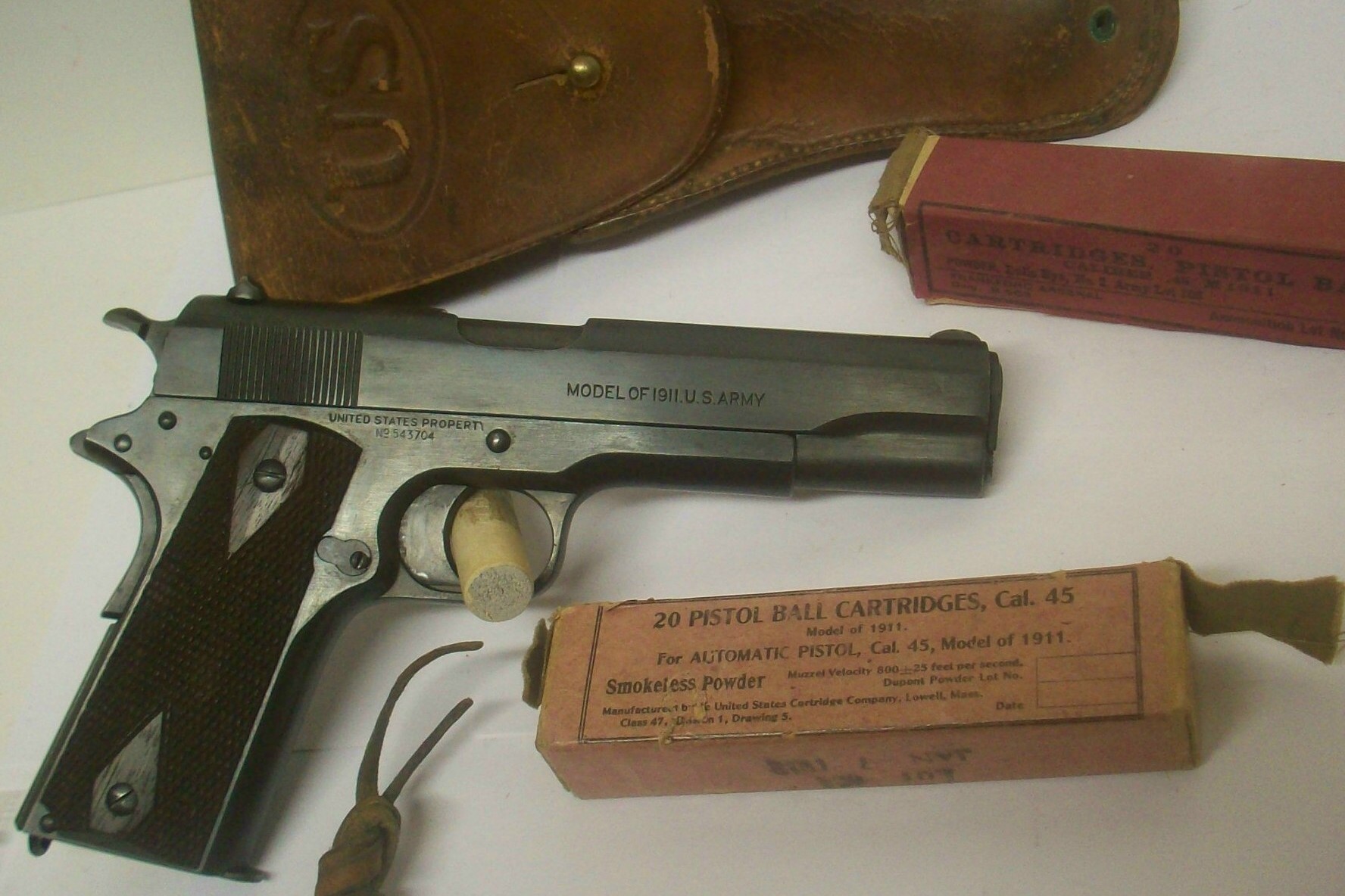 United States Military Model 1911 Pistol Parts